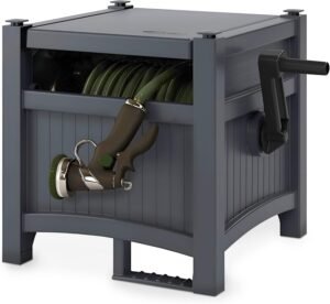 Suncast Resin Hideaway Hose Reel